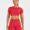 Haut court sans coutures Adapt