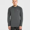 Pull Attain sans coutures à demi-zip