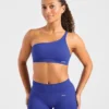 Soutien-gorge de sport sans coutures à une épaule Enhance