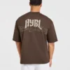 T-shirt oversize « Heavy Lifting Gothic »