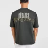 T-shirt oversize « Heavy Lifting Gothic »
