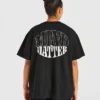 T-shirt oversize « Mind Over Matter »