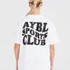 T-shirt oversize Sports Club Wavy