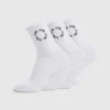 Chaussettes courtes brodées Everyday (lot de 3)