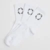 Chaussettes courtes brodées Everyday (lot de 3)