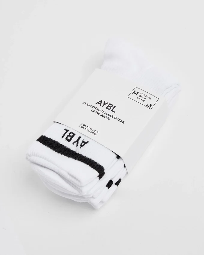 Chaussettes à double rayure Everyday (lot de 3)