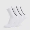 Chaussettes mi-mollet à rayures arrière Everyday (lot de 3)