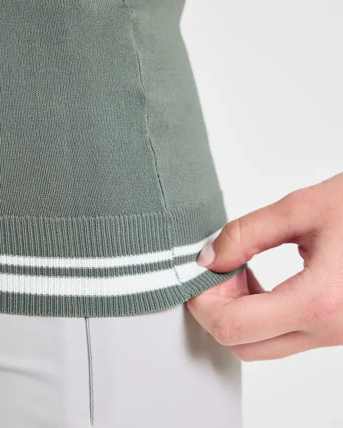 Débardeur classique en maille à col en V