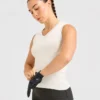 Débardeur classique en maille à col en V