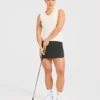 Débardeur classique en maille à col en V