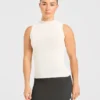 Gilet classique à col montant en maille