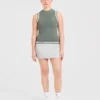 Gilet classique à col montant en maille