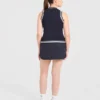 Gilet classique à col montant en maille