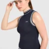 Gilet classique à col montant en maille