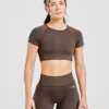 Haut court sans coutures Adapt