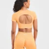 Haut court sans coutures Adapt