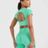 Haut court sans coutures Adapt