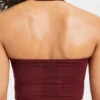 Haut court sans coutures à col licou Empower