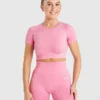 Haut court sans coutures Empower