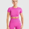 Haut court sans coutures Empower