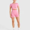 Haut court sans coutures Empower