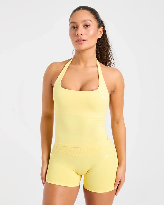 Haut sans coutures à col licou Enhance