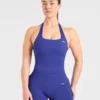 Haut sans coutures à col licou Enhance