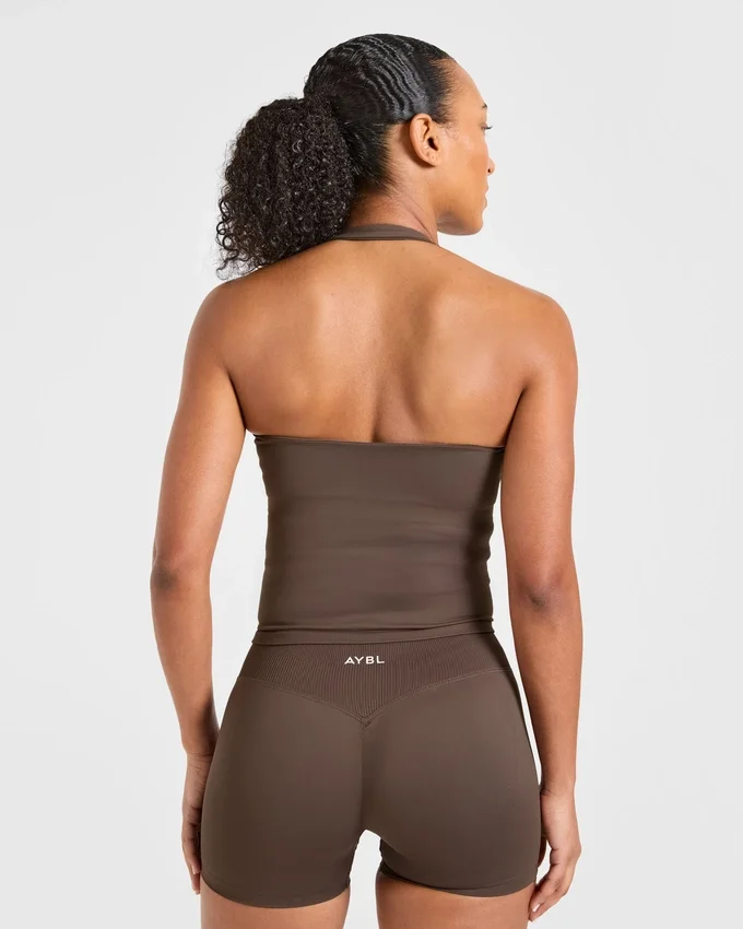 Haut sans coutures à col licou Enhance