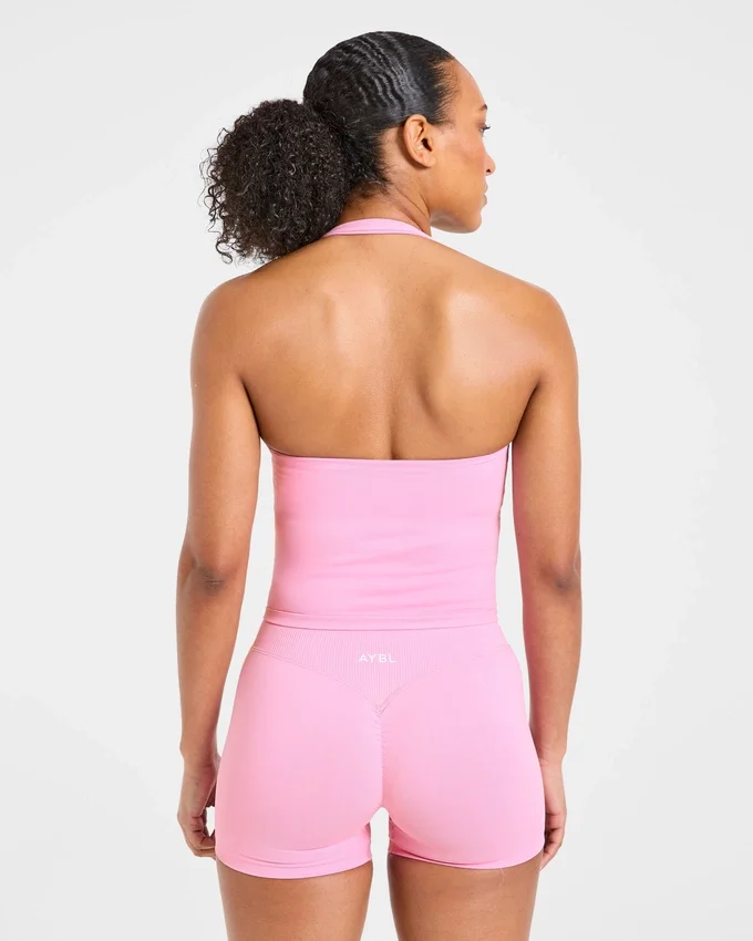 Haut sans coutures à col licou Enhance