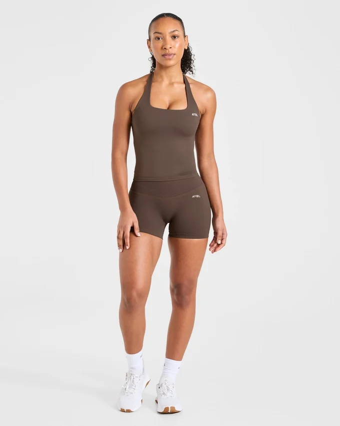 Haut sans coutures à col licou Enhance