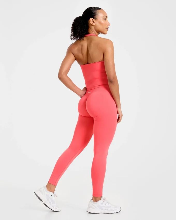 Haut sans coutures à col licou Enhance