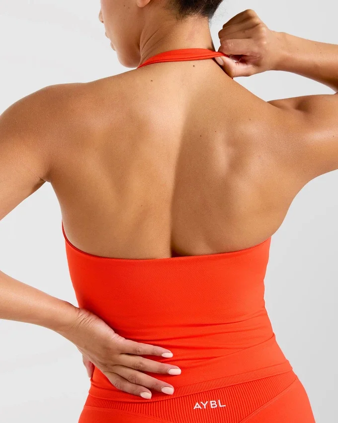 Haut sans coutures à col licou Enhance