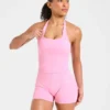 Haut sans coutures à col licou Enhance