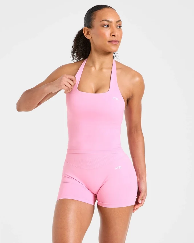 Haut sans coutures à col licou Enhance