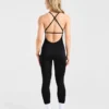 Leggings sculptants dos nu tout-en-un