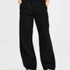 Pantalon de jogging classique oversize à jambes droites et en molleton