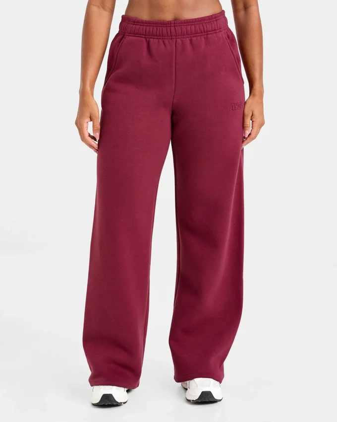Pantalon de jogging classique oversize à jambes droites et en molleton