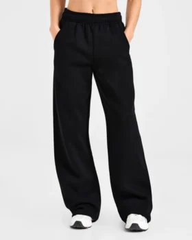 Pantalon de jogging classique oversize à jambes droites et en molleton