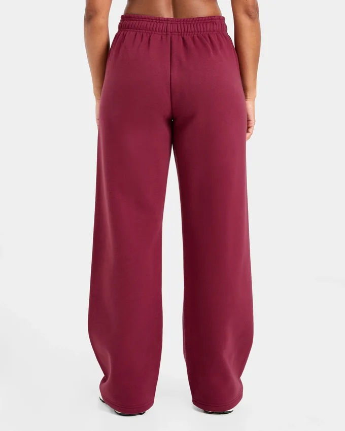 Pantalon de jogging classique oversize à jambes droites et en molleton