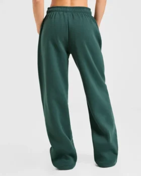 Pantalon de jogging classique oversize à jambes droites et en molleton