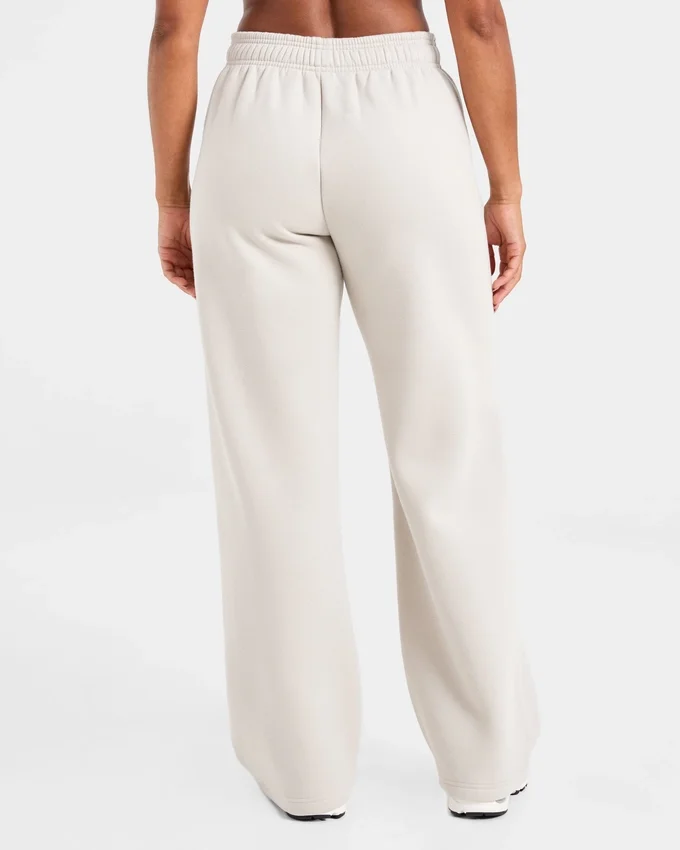 Pantalon de jogging classique oversize à jambes droites et en molleton
