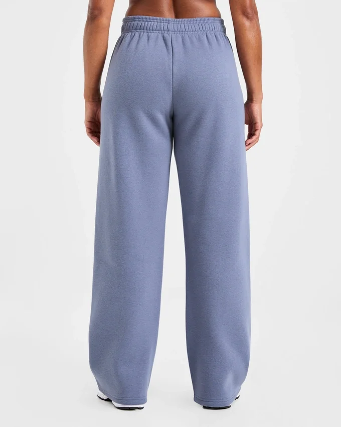 Pantalon de jogging classique oversize à jambes droites et en molleton