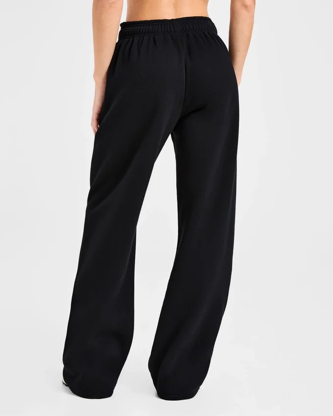 Pantalon de jogging classique oversize à jambes droites et en molleton