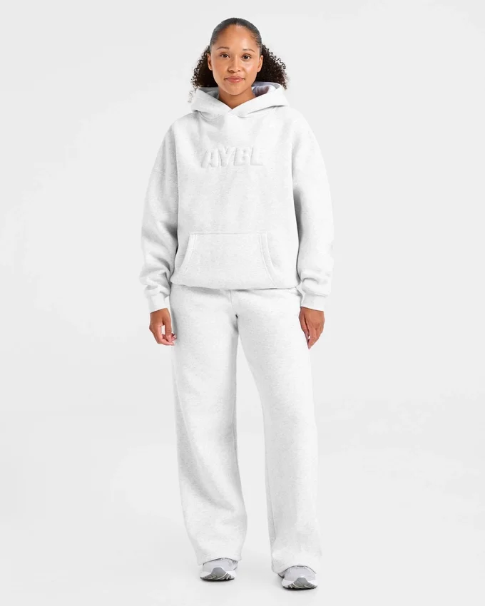 Pantalon de jogging classique oversize à jambes droites et en molleton
