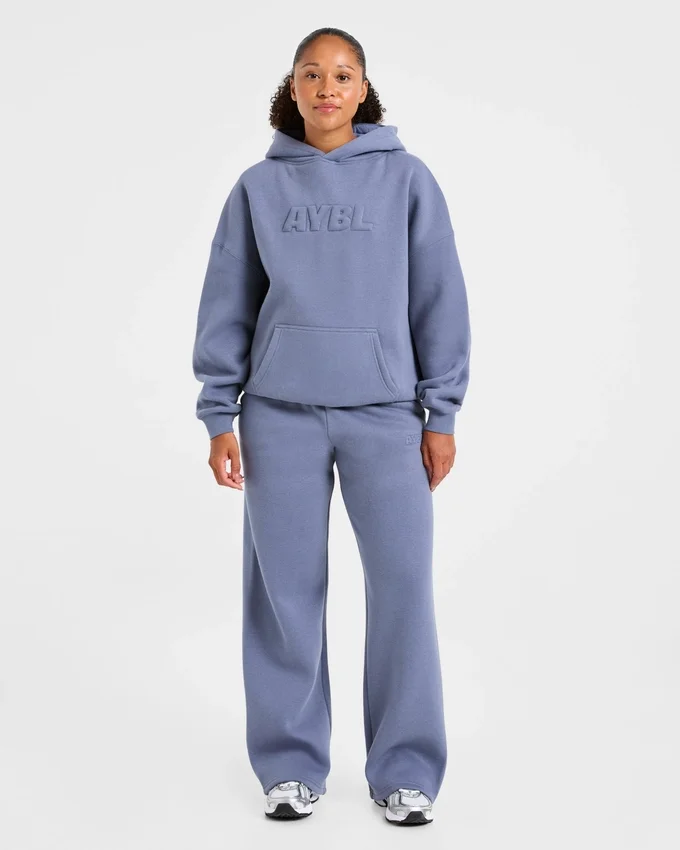 Pantalon de jogging classique oversize à jambes droites et en molleton