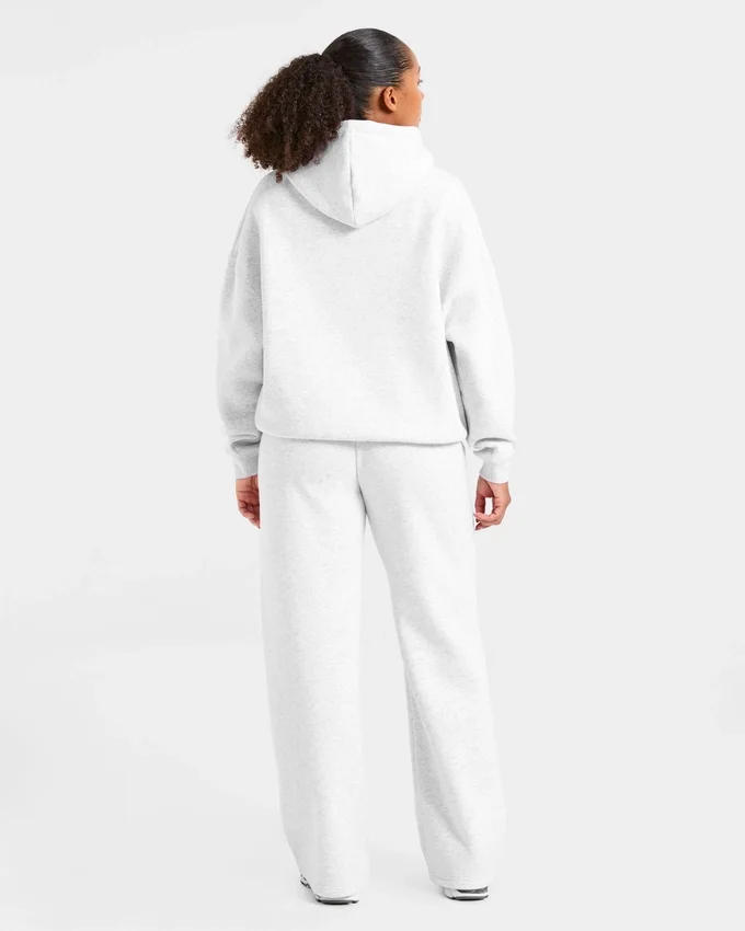 Pantalon de jogging classique oversize à jambes droites et en molleton