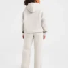 Pantalon de jogging classique oversize à jambes droites et en molleton