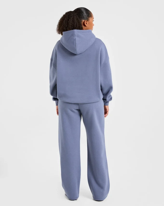 Pantalon de jogging classique oversize à jambes droites et en molleton
