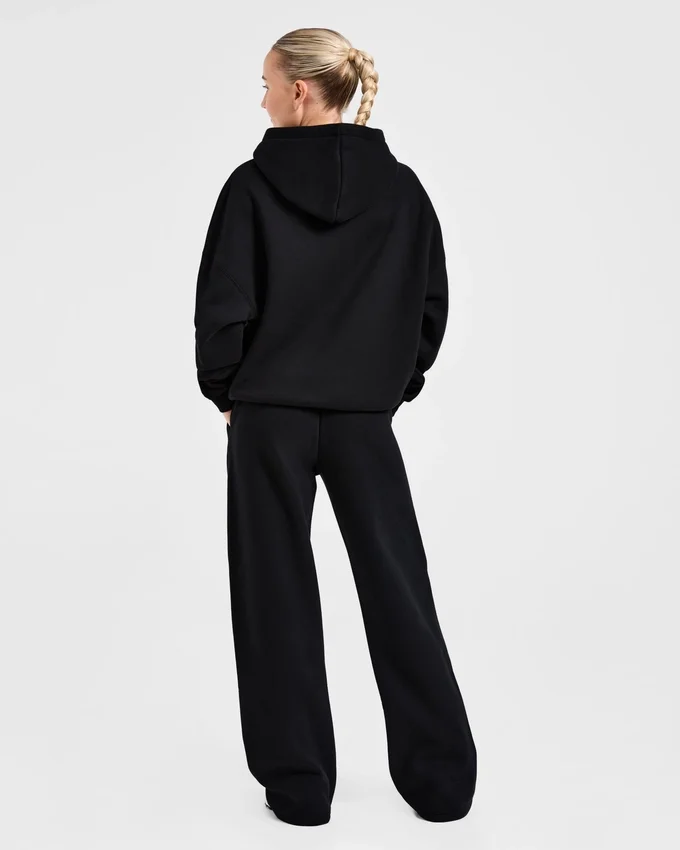 Pantalon de jogging classique oversize à jambes droites et en molleton