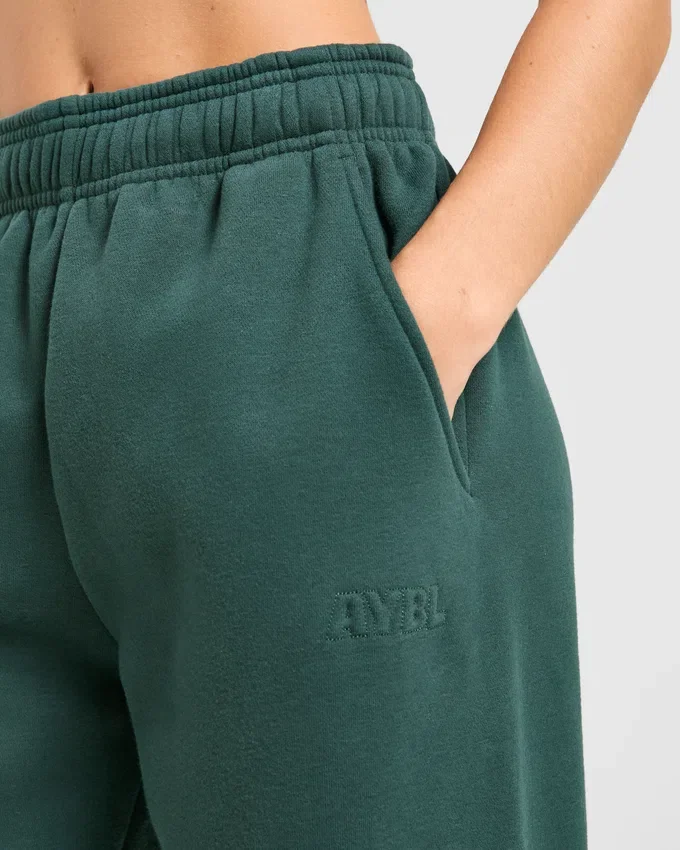 Pantalon de jogging classique oversize à jambes droites et en molleton